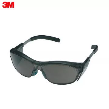 3M 11412 แว่นตานิรภัย NUVO เลนส์ดำ กรอบเทา